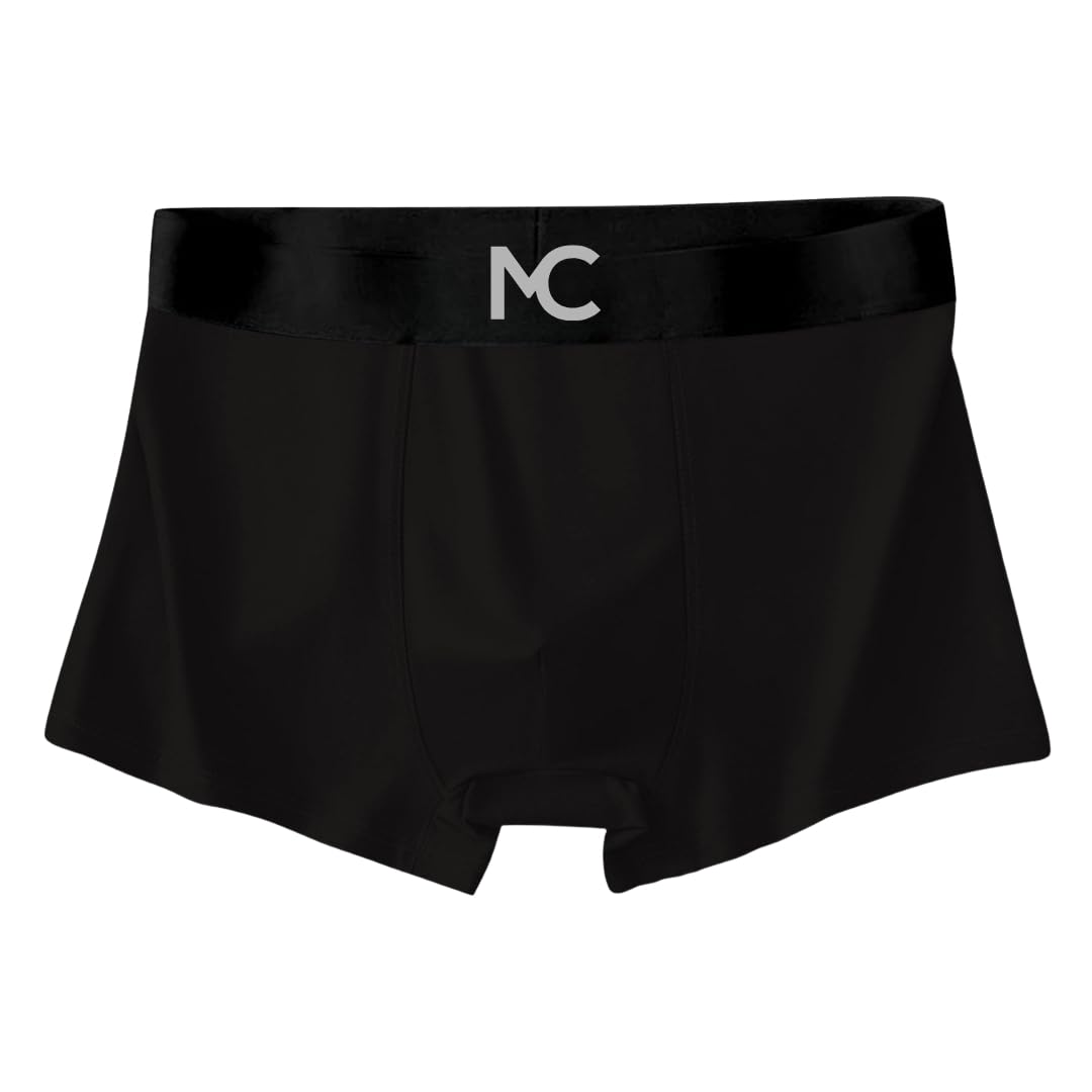 MC Men's Premium Microfiber Boxer Briefs | Ultra Soft Stretch Trunks | Breathable Moisture-Wicking Innerwear | Comfort Fit | Anti-Chafing | Solid Colors | Multipack Available-image-1
