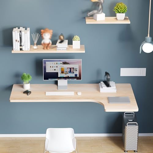 Bureau d'angle mural pliable pour optimiser les petits espaces dans votre studio