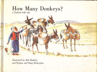 Hardcover How Many Donkeys? A Turkish Folk Tale Book