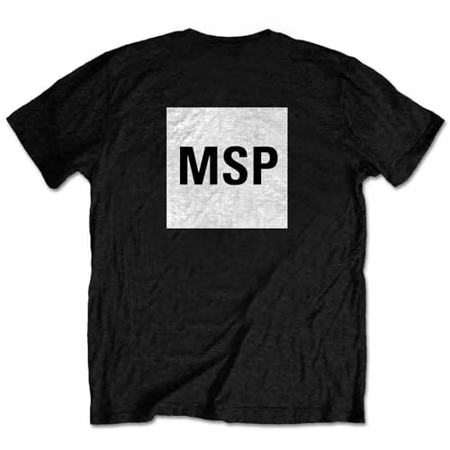 T-Shirt Manic Street Preachers unisexe en coton noir à motif imprimé au dos XXL
