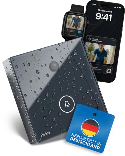 Sonnette avec caméra haut de gamme Telegärtner Noir - Intégration Fritz!Box et WLAN