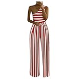 QHDDP Cargo Hosen Damen Leggings Stoffhose Damen Hosen Bundeswehr Hose Latex Catsuit Frauen Overall Damen Elegant Kurze Jeans Damen Sporthose MäDchen Kickboxen Hose（Rot-1,L）