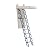 Rainbow Attic Stair Prestige Telescoping Attic Ladder Blue