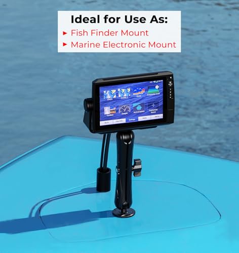image for VAZESWIN Aluminum Alloy Fish Finder Mount with C Size 1.5