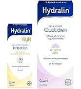 Hydralin Quotidien Gel lavant intime - Hydrate & préserve la flore intime -400ml + Hydralin Gyn...