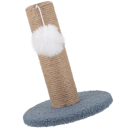 Rascador reutilizable para gatos con cuerda sisal azul marino miniatura 1