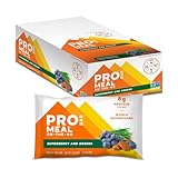 PROBAR - MEAL Bar, Superberry & Greens, Non-GMO, Gluten-Free, Healthy, Plant-Based, Whole-Food Ingredients, Natural Energy (12 Count)