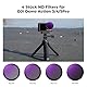 K&F Concept ND Filtersets, Push-in Filter ND8, ND16, ND32, ND64 Filter kompatibel mit DJI Osmo Action 5 PRO/Action 4, Graufilter Actionkamera Zubehör Polarisierende Neutral Density HD Glass