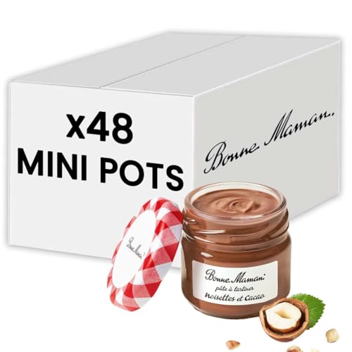 Pâte à tartiner Bonne Maman noisettes cacao 48 mini pots