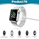 Ladekabel für Apple Watch, Ladestation für iWatch S9，S8，USB-Schnittstelle, weiß