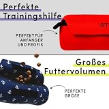 STUCH Futterdummy für Hunde 100% Vegan & PETA zertifiziert – reißfester Apportierbeutel für Nass- & Trockenfutter – wasserdicht & waschbar – Trainingsdummy für Hundetraining & Rückruf (Türkis)
