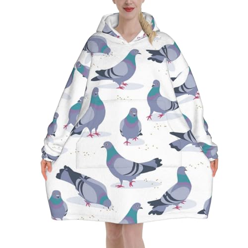 Sweat à capuche couverture flanelle pour ne plus jamais avoir froid au lit