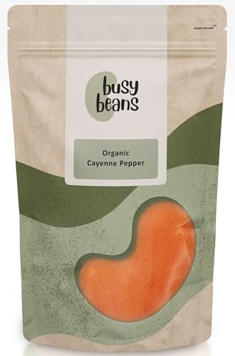 Organic Cayenne Pepper - Certified Organic - by Busy Beans Organic (250g)