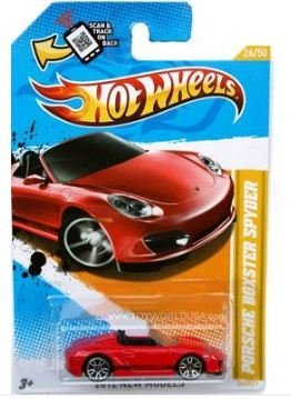 Hot Wheels 2012, Porsche Boxster Spyder (Red), 2012 New Models