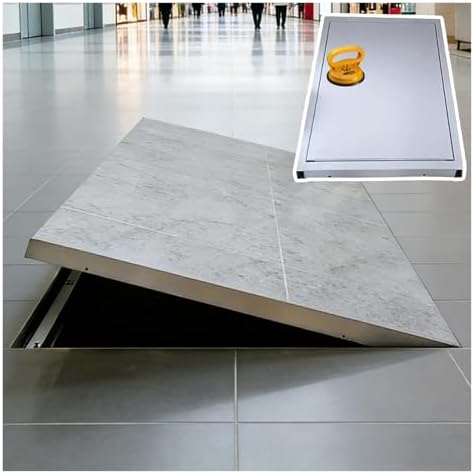 60x23 Floor Access Hatch - Durable Basement Cover Door, F-Mount Cellar Entry Door, Heavy-Duty Opening Floor Hatches for Easy Access to Storage