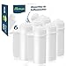 Produktbild 6x Fil-Fresh Wasserfilter für Siemens EQ Series, EQ6 Plus S700 S100, EQ9, TZ70003, TZ70033, für Brita Intenza Filter Set für Kaffeevollautomat Siemens, Bosch, Neff und Gaggenau