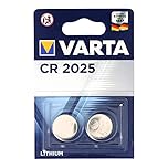 VARTA Batteries Electronics CR2025 Lithium button cell 3V battery 2-pack, Button cells in original blister pack of 2