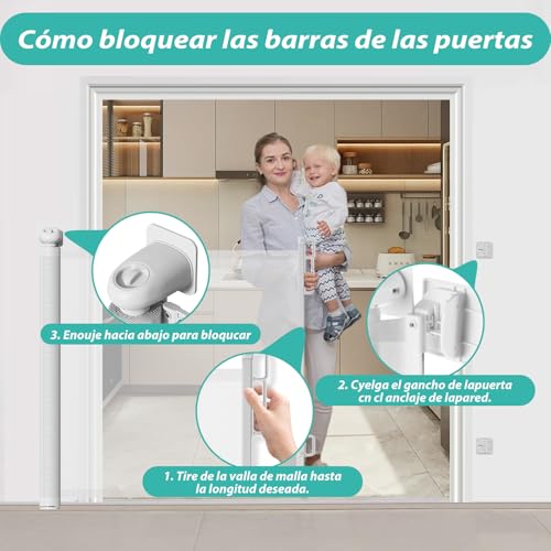 Puerta seguridad bebe Marca KaiPuYMX (3)