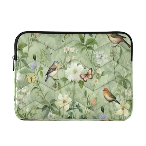 Funda Floral de Laptop Spring Birds para 13-14 pulgadas miniatura 1