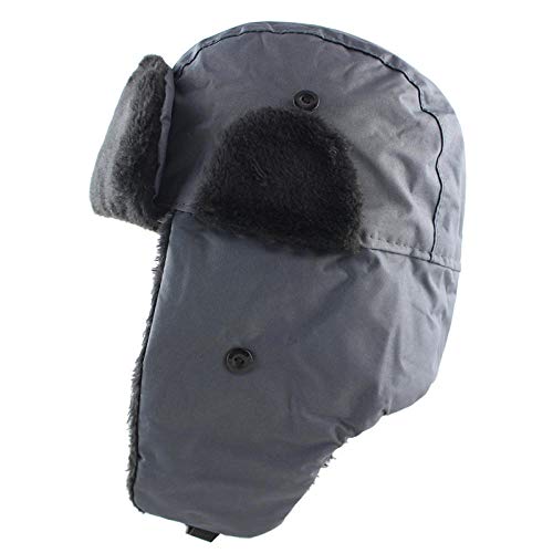 Casquette russe trappeur contre le gel et le vent bonnet trooper chaud avec oreilles