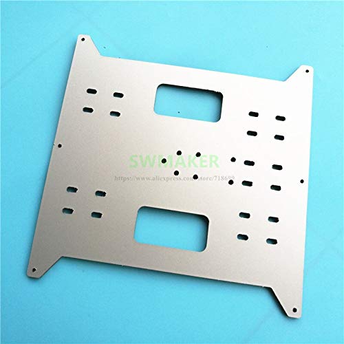 Lysee 3D Printer Parts & Accessories - Y Carriage Upgrade Aluminum Composite Plate 4mm Thickness for Maker Select, Duplicatior i3, i3 Mega 3D Printers - (Size: RJ4JP-01-08 Set)
