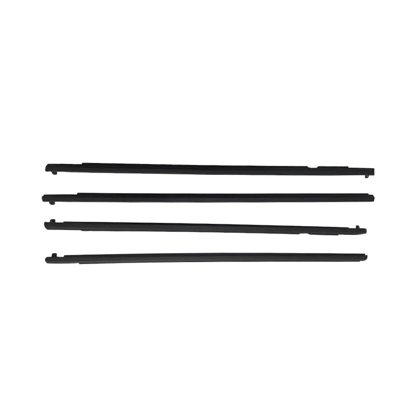 Watjcse For Maz 6 4Pcs Window Rubber Trim Compatible With Mazda 6 2004-2012 Compatible With Mazda 3 2004-2009 Weatherstrip Seal Strips Door Moulding Trim Waterproof(For Maz 6)