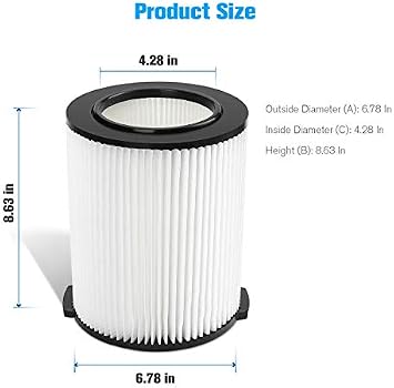 Housmile VF4000 Shop Vac Filters 
