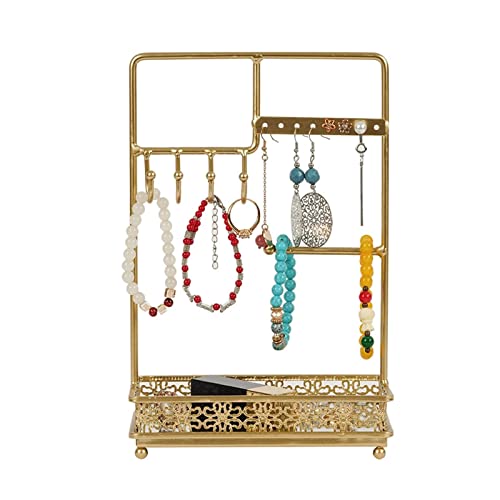 Support pour boucles d'oreilles et boîte de rangement multifonction bijoux