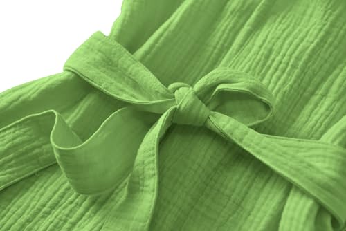 Image of TADO MUSLIN Organic Cotton Toddler Bathrobe, Soft and Breathable Baby Robe for Kid, Boy& Girl Hooded Robe Muslin