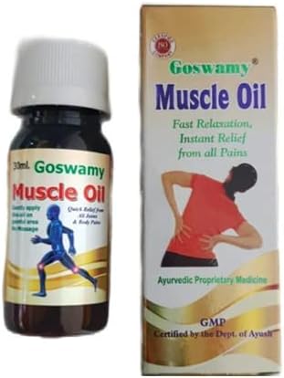 Sponsored Ad - Goswamy muscleOil - 30Ml pack of 2 || An Ayurvedic Pain Relief Oil | Joint Pain Relief | Knee Pain Oil | 100% Ayurvedic painoil