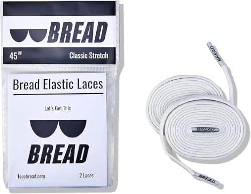 bread elastic shoelaces  tie once slip on  stretch shoelaces that look real for sneakers boots amp everyday wear