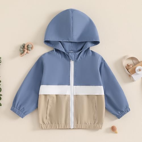 Thorn Tree Toddler Boys Jacket Fall Outerwear Zipper Closure Long Sleeve Coat Little Boys Clothes Top3