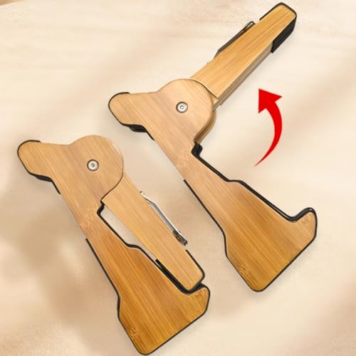 Support de guitare en bois stable contre les chutes d'instrument pliable