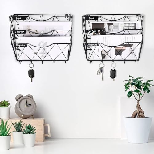 Bibliothèque murale 32 cm compacte avec étagère de rangement et support pour petits articles