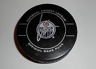 Nail Yakupov Signed Official Game Puck w/COA Edmonton Oilers #1 Pick Hall