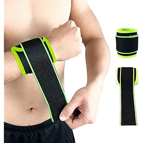 Zucng Wrist Support Wrist Hand Brace, Adjustable Wrist Strap Carpal Tunnel Brace for Fitness Sports Protecting Tendonitis Pain Relief, One Size Green Cover