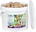 Dehner Natura Premium Meisenknödel ohne Netz, Beerenknödel, ganzjähriges Wildvogelfutter proteinreich / energiereich, im Eimer, 100 Stück je 90 g (9 kg)