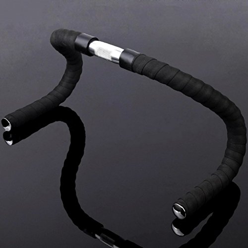 Kingou Black Eva Road Bicycle Handlebar Tape Bike Bar Wraps - 2Pcs Per Set #TOP3