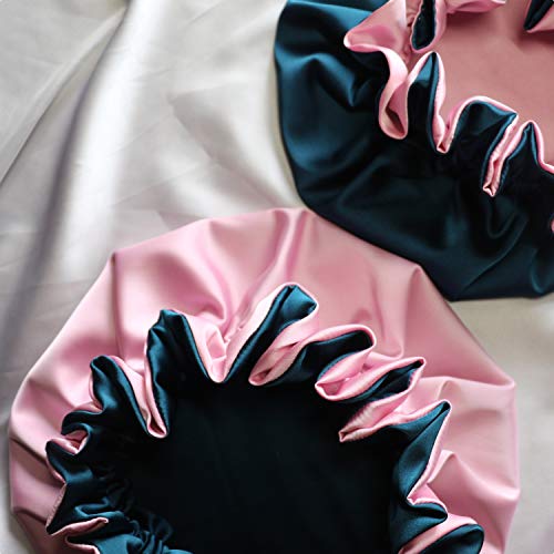 Image of AKISS Baby Infant Newborn Toddler Satin Silk Hair Bonnet for Baby Girl Boy Sleeping Kids Cap Hat