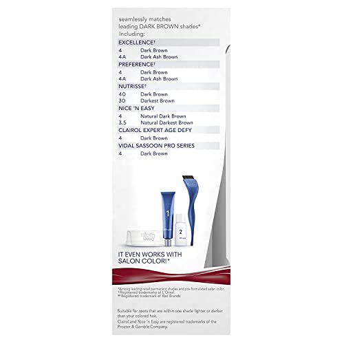 Clairol Nice 'n Easy Root Touch-Up #4 Dark Brown - Image 4