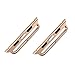 HSEE Stainless Steel Adapter for Apple Watch Band 38mm Connector, Apple Watch Buckle, Apple Watch Clasp(Rose Gold)