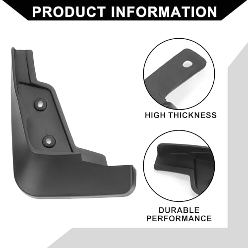 Image of Mud Flap Splash Guard with Mount Accessories for Chevrolet Cruze Sedan 2016-2020 / Front & Rear Side Mud Guards /Durable / 1 Set