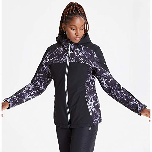 Dare 2b Women's Burgeon Waterproof Insulated Jackets, Black/Black, UK 8, Bust 32 Inches (81 cm), Black / Black, UK 8 - Image 3