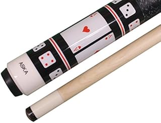 ASKA Poker Cards and Dice Billiard Pool Cue, 58