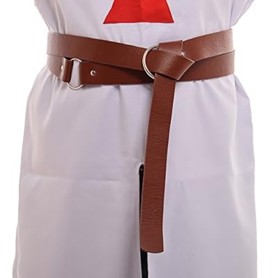 BLESSUME Medieval LARP Recreacion Vikingo Caballero Cinturón Cuero de pu (230 CM Marrón) | Ya disponible en tu tienda friki favorita! En mundofriki.es!