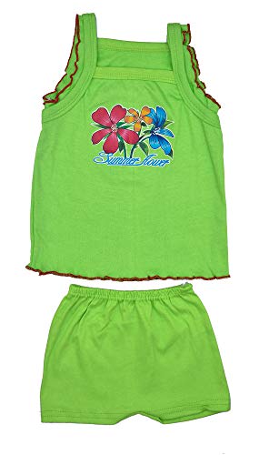 Image of Baby Boy Dress and Baby Girl Clothing Set Soft Hosiery Cotton T-Shirt and Shorts Set Pack of 12 (6 T-Shirt + 6 Shorts) Multi Colored | Size 0 Months Up to 12Months (3-6 Months)