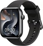 Smart Watch for Men Women(Answer/Make Call), 1.85" HD Fitness Tracker with Heart Rate Sleep Monitor, Pedometer, 140+ Sports Modes, DIY Dial, IP68 Waterproof, Compatible with Android & iOS(Midnight)