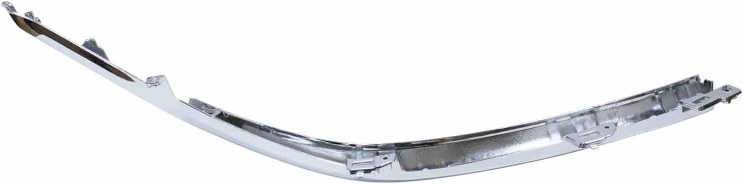 ApplianPar 2Pcs Chrome Front Driver and Passenger Side Grille Molding Trim for 6 2014 2015 2016 2017