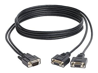 Câble répartiteur VGA Tripp Lite P516-006-HR haute performance noir - 2