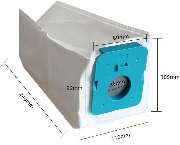 Dust Bag Parts,Compatible For Samsung,Bespoke VS20A95923W Air-Jet Cordless Rod Vacuum Cleaner Long Version Dust Collection Bag Accessories(16pcs)